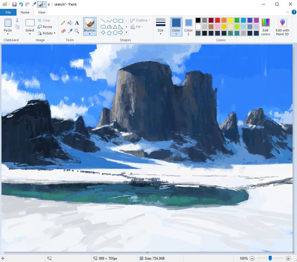 Blue Sky & Cloudy Sky