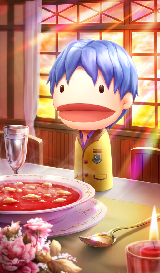 Blue Hair & Bowl