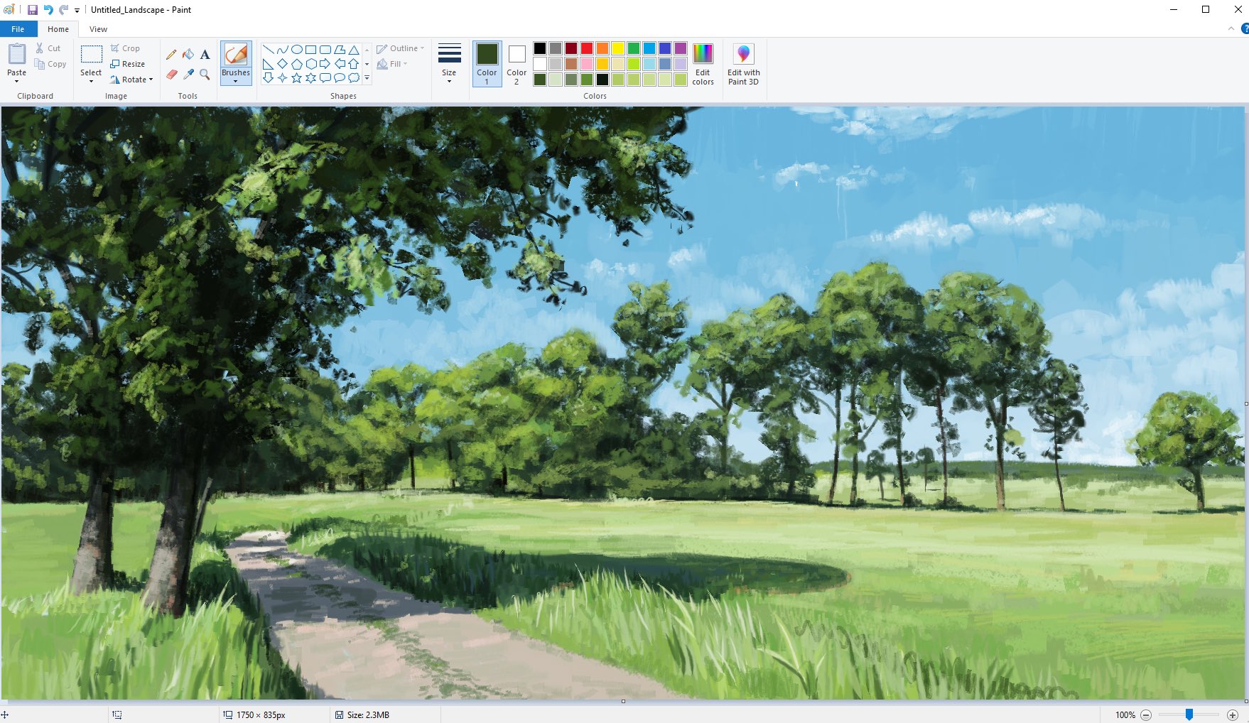 Blue Sky & Cloudy Sky