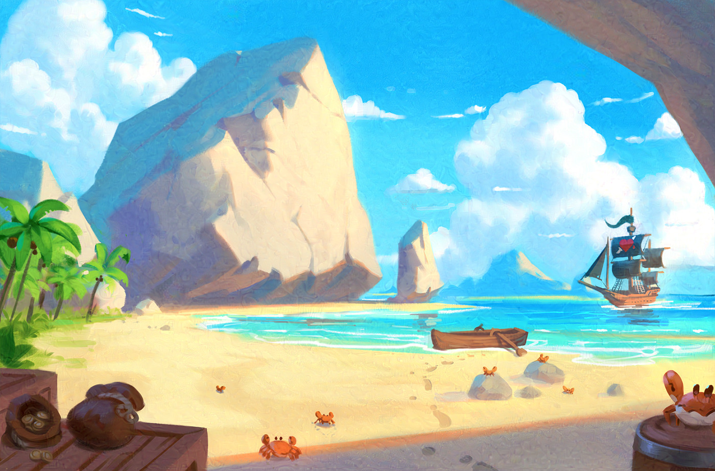 Beach & Blue Sky