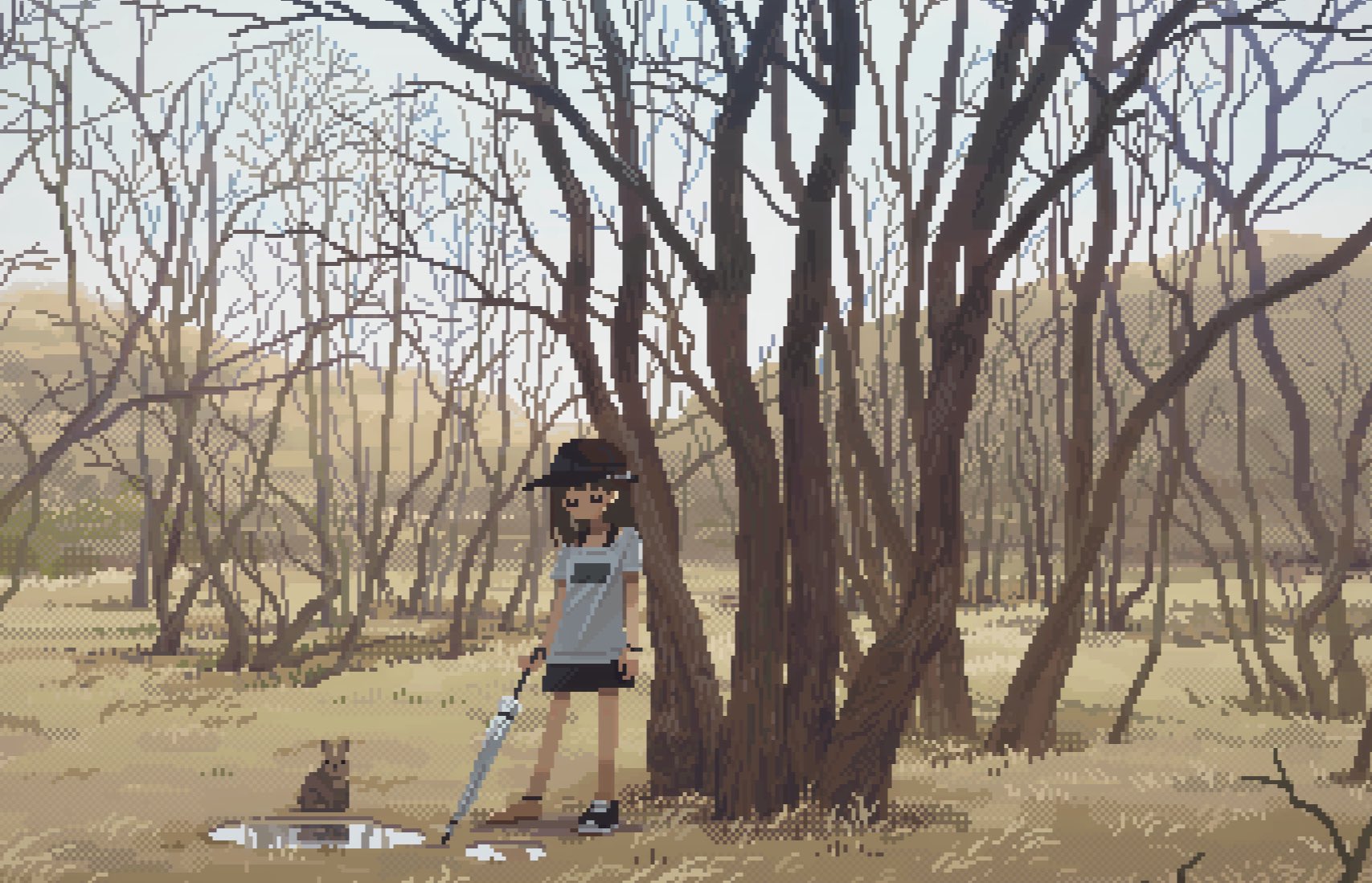 1Girl & Black Hat