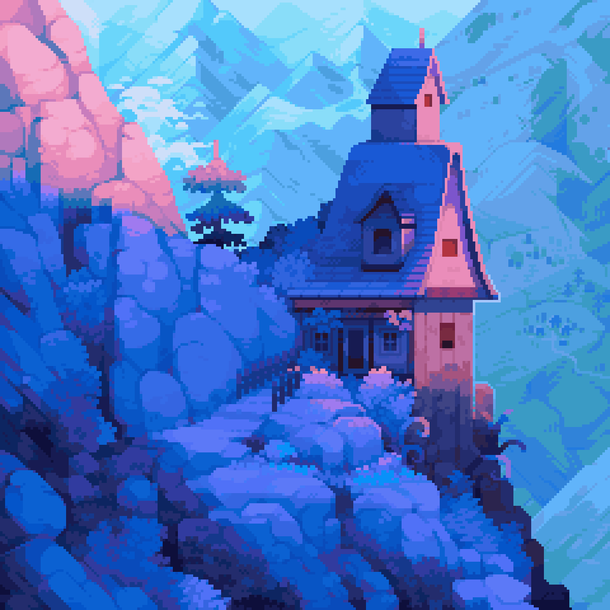 Building & Cliff