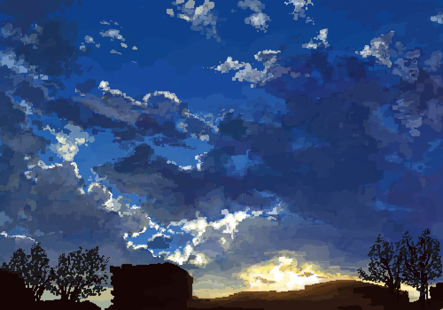 Blue Sky & Cabin
