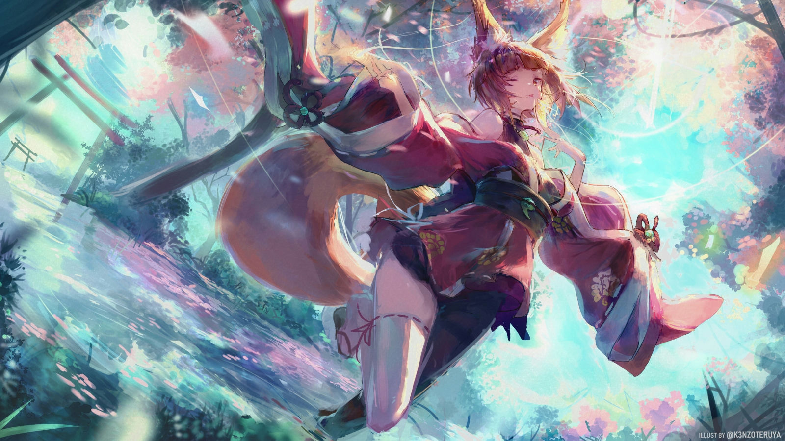 1Girl & Animal Ears
