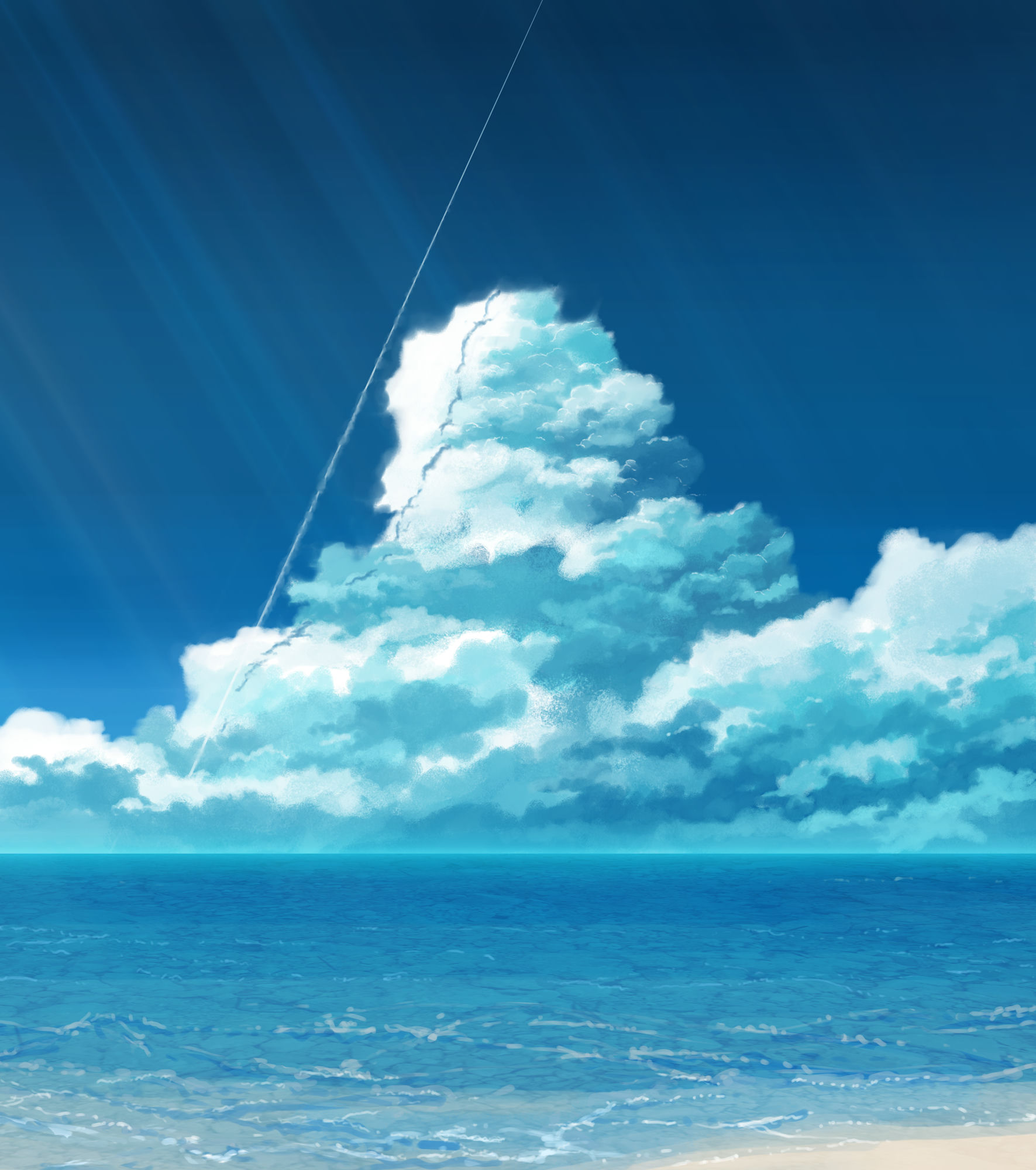 Beach & Blue Sky
