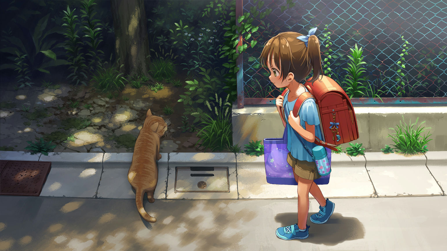 1Girl & Backpack