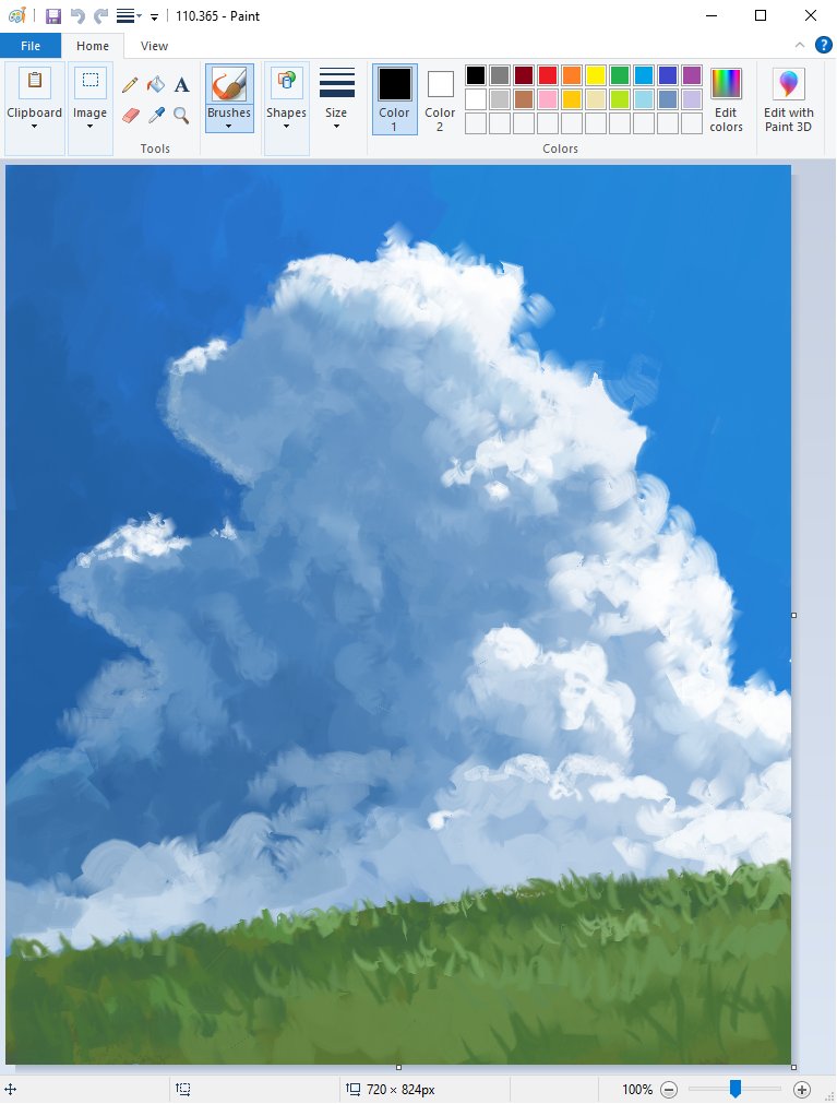 Blue Sky & Cloudy Sky