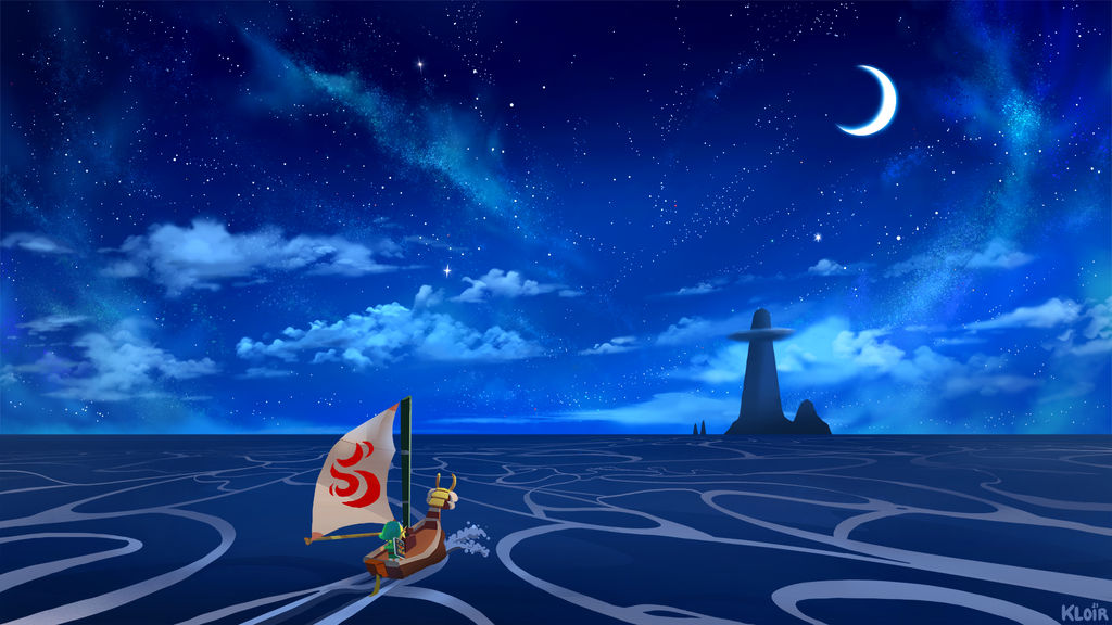 Boat & Crescent Moon