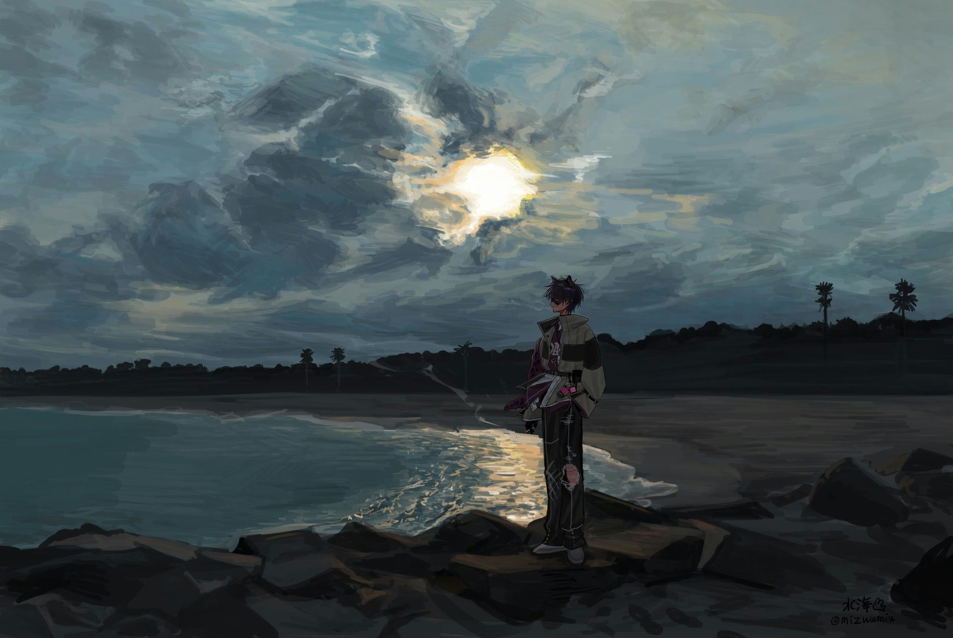 1Boy & Beach