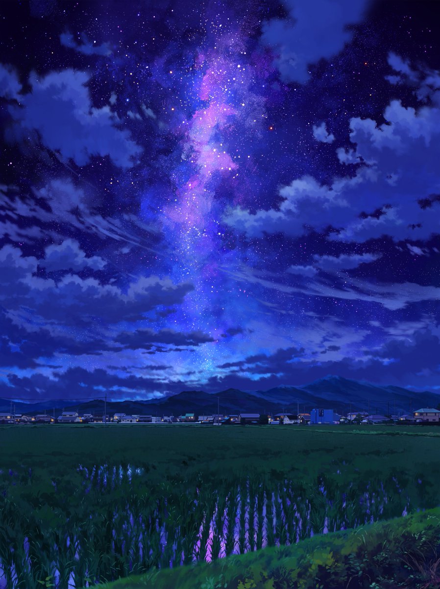 Cloudy Sky & Field