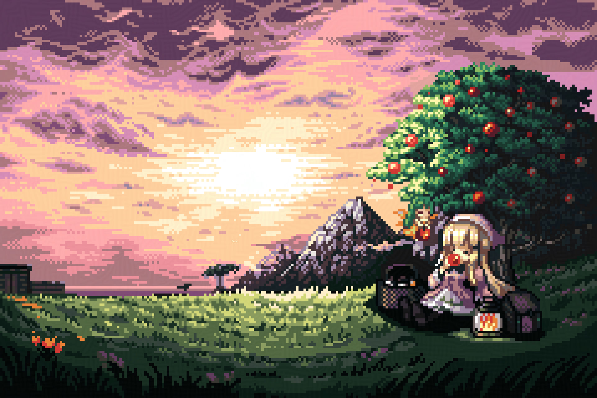 2Girls & Apple Tree
