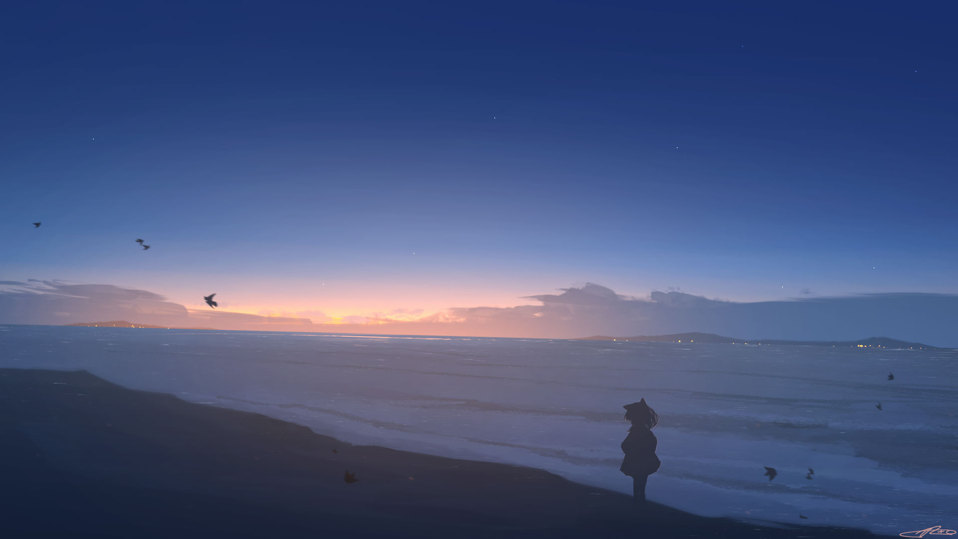 1Girl & Beach