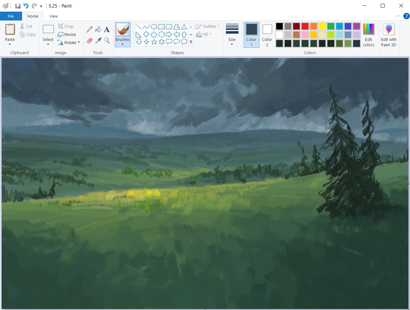 Cloudy Sky & Dark Cloud