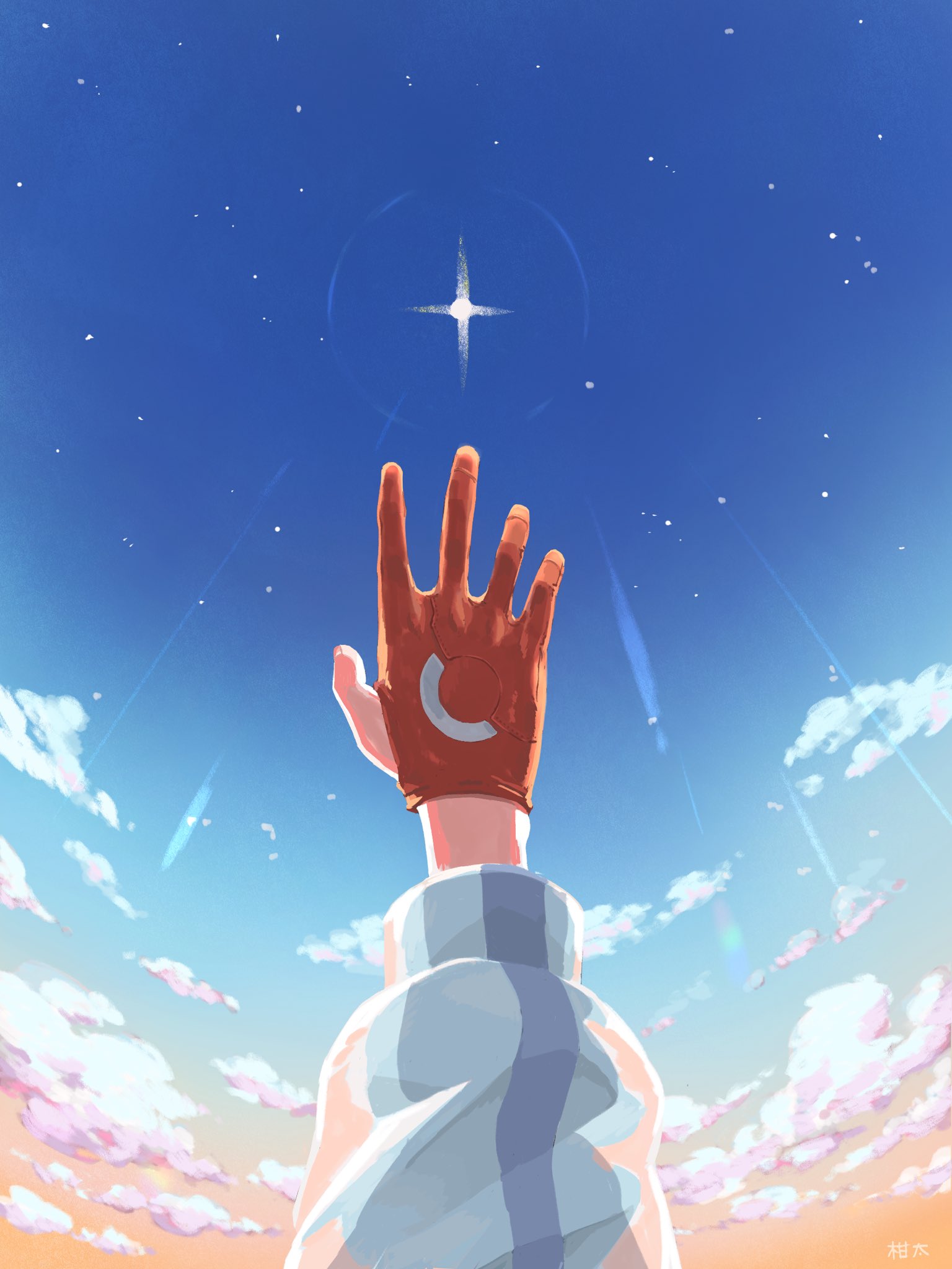 1Boy & Blue Sky
