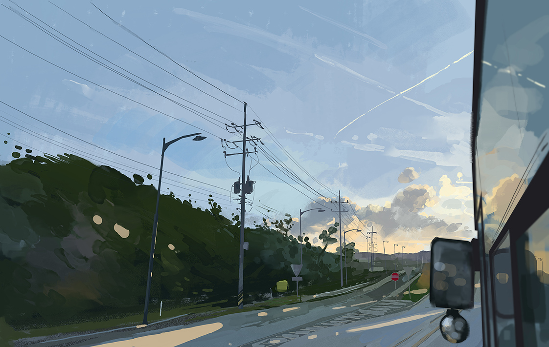 Blue Sky & Forest