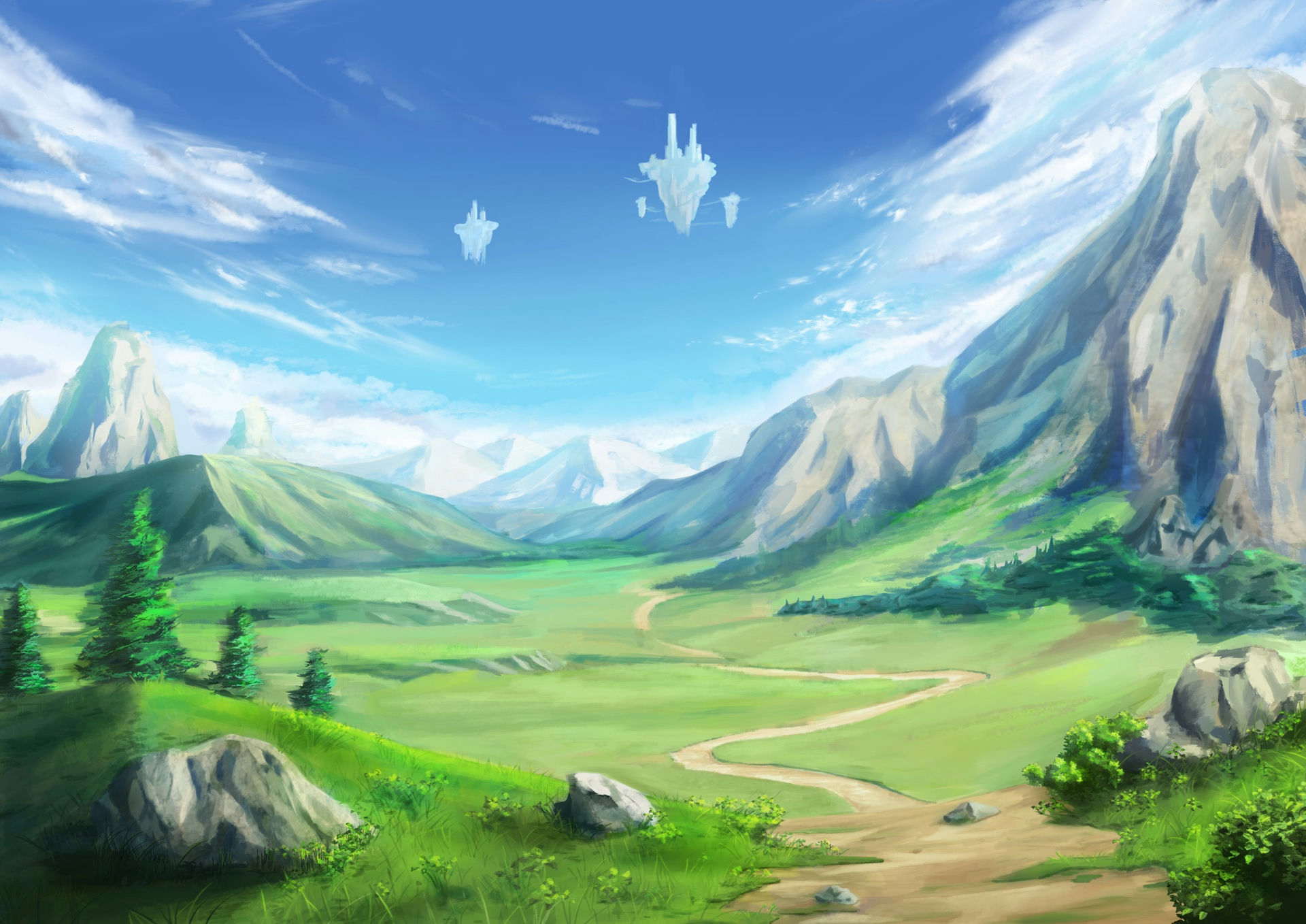 Blue Sky & Day