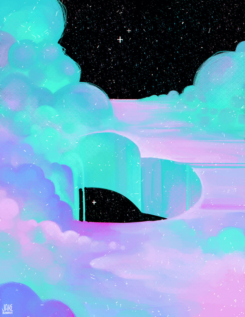 Above Clouds & Aqua Clouds