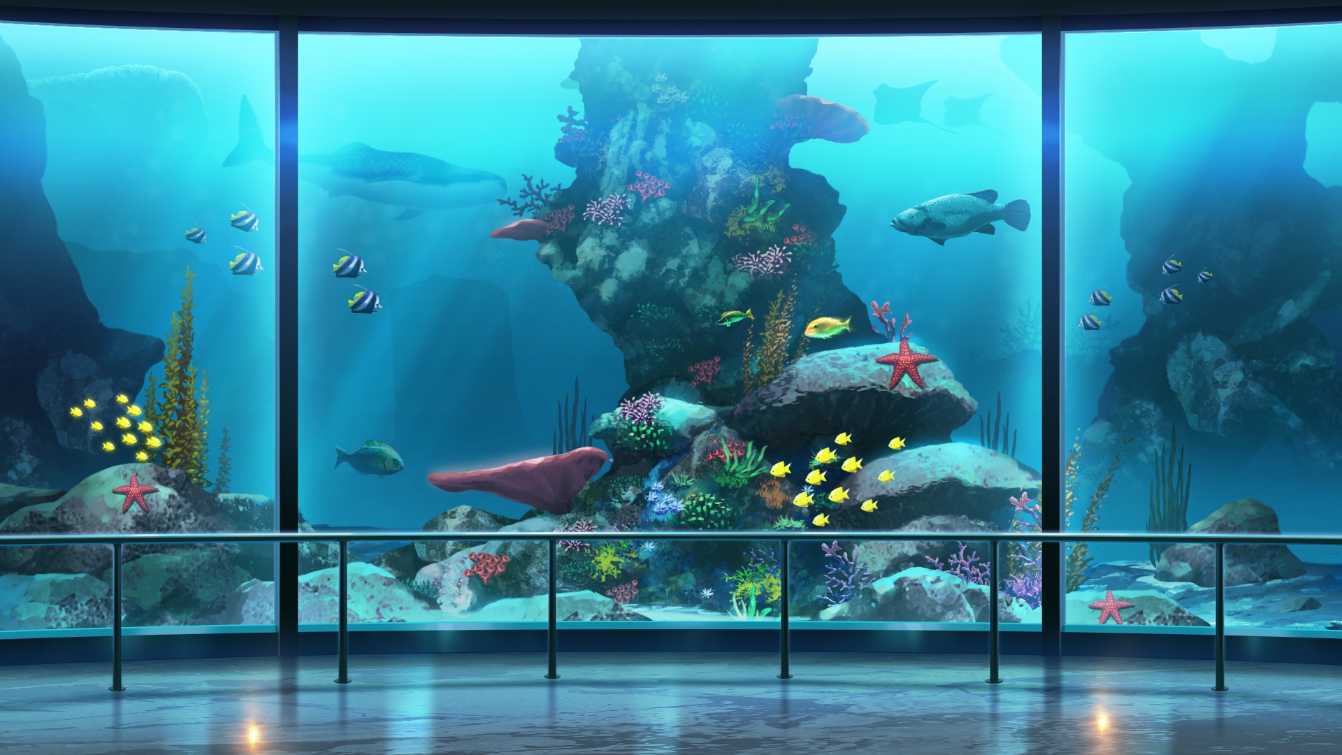Aquarium & Blue Theme
