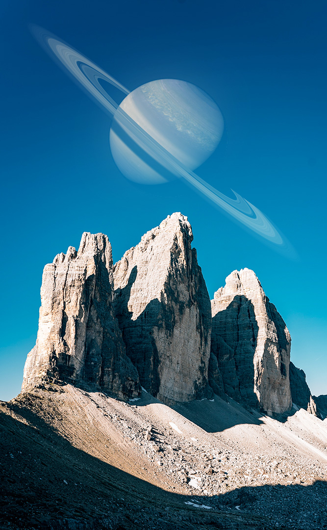 Blue Sky & Cliff