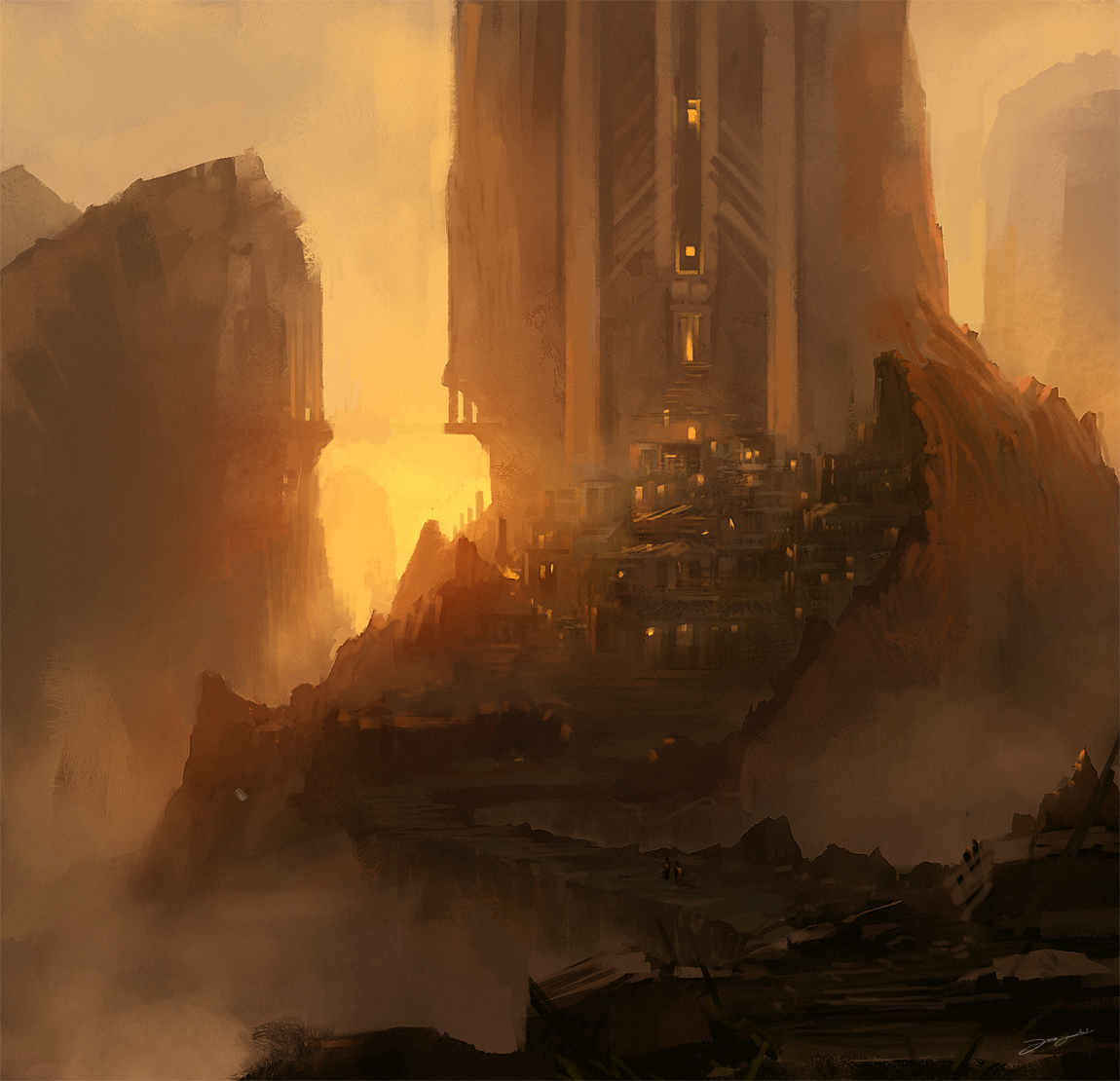 Bridge & Cliff