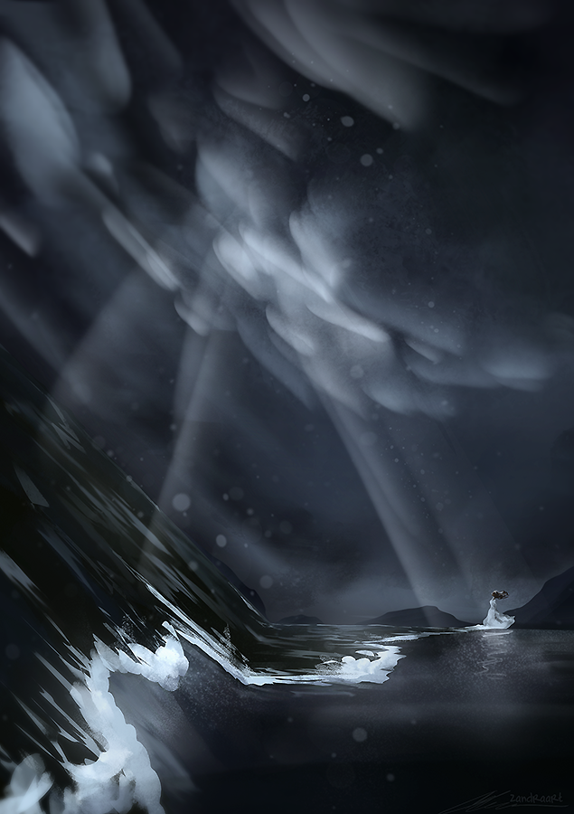 Boat & Dark Cloud