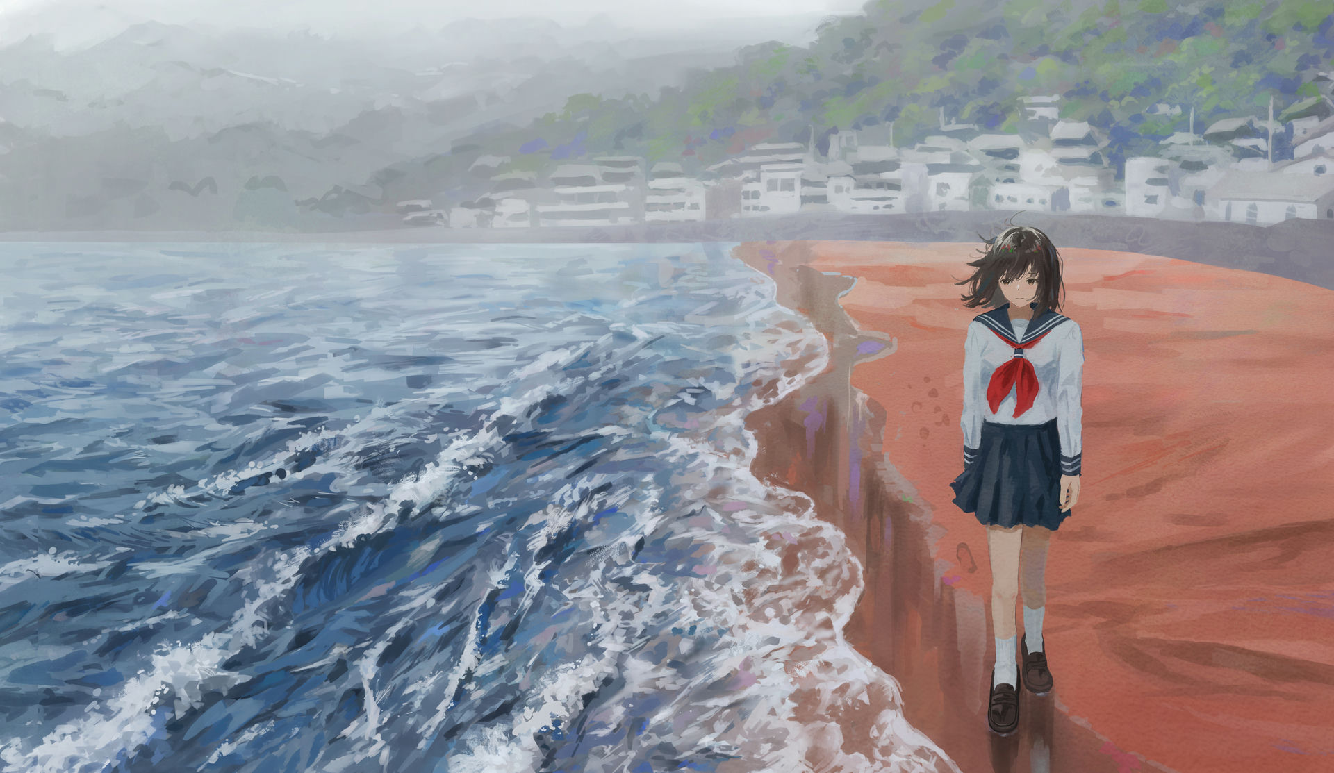 1Girl & Arms At Sides