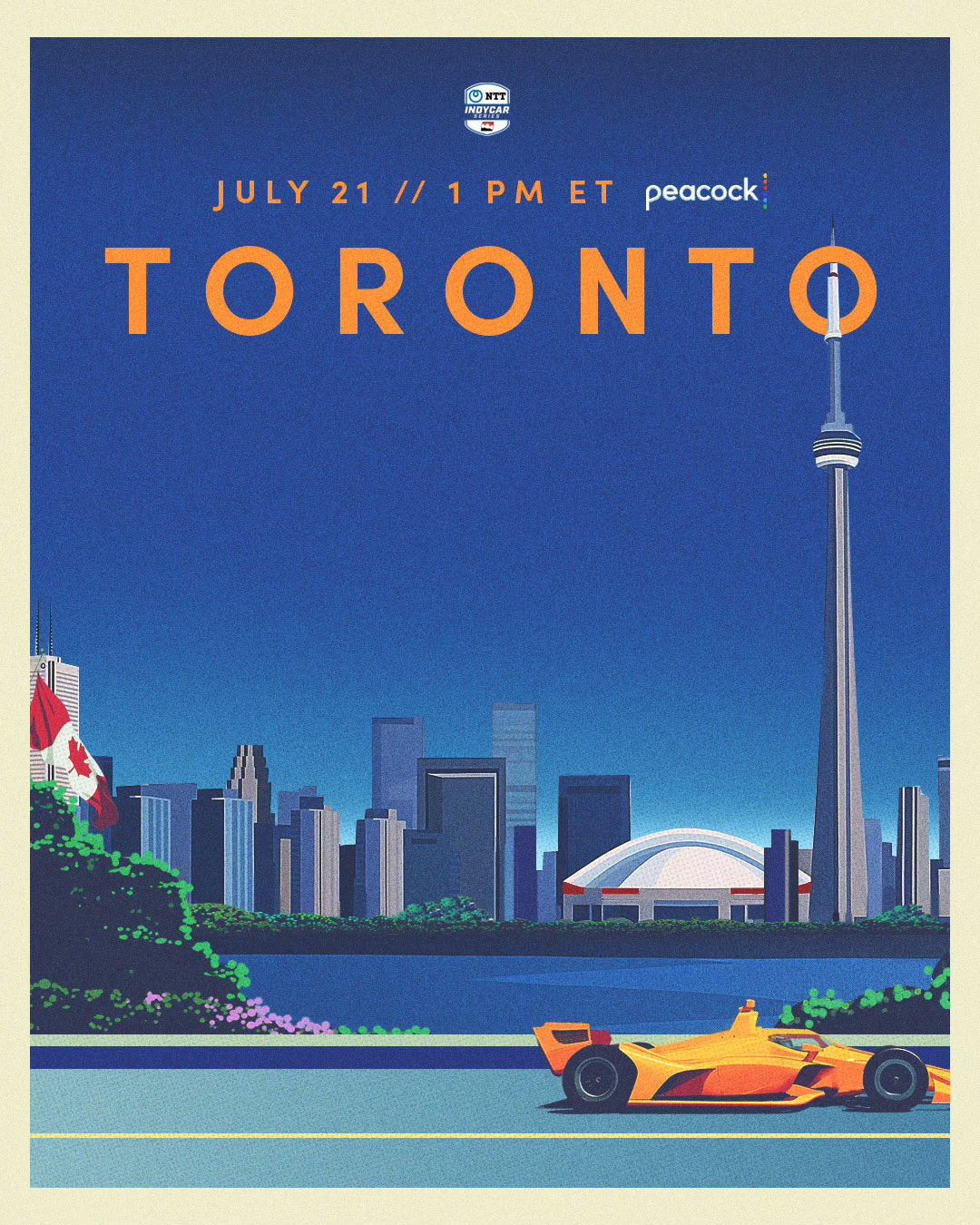 Bush & Canadian Flag