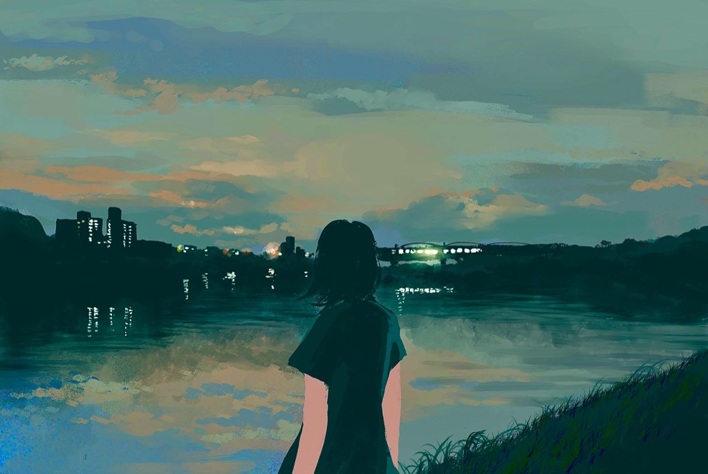 1Girl & Blue Sky