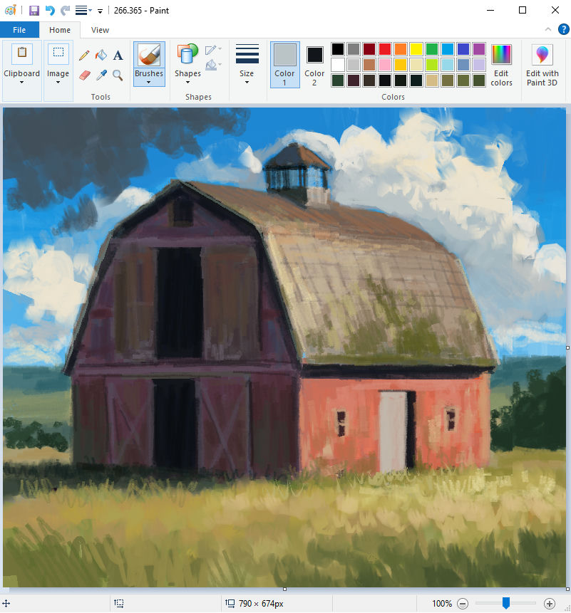 Barn & Blurry
