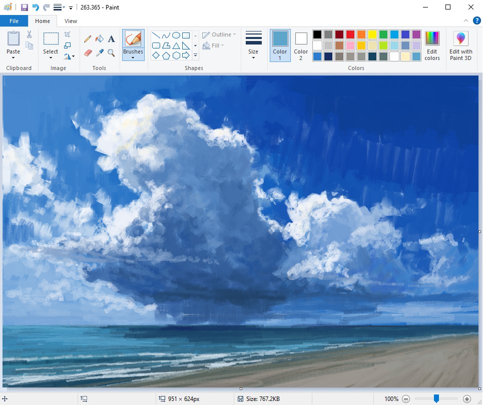 Beach & Cloud Focus