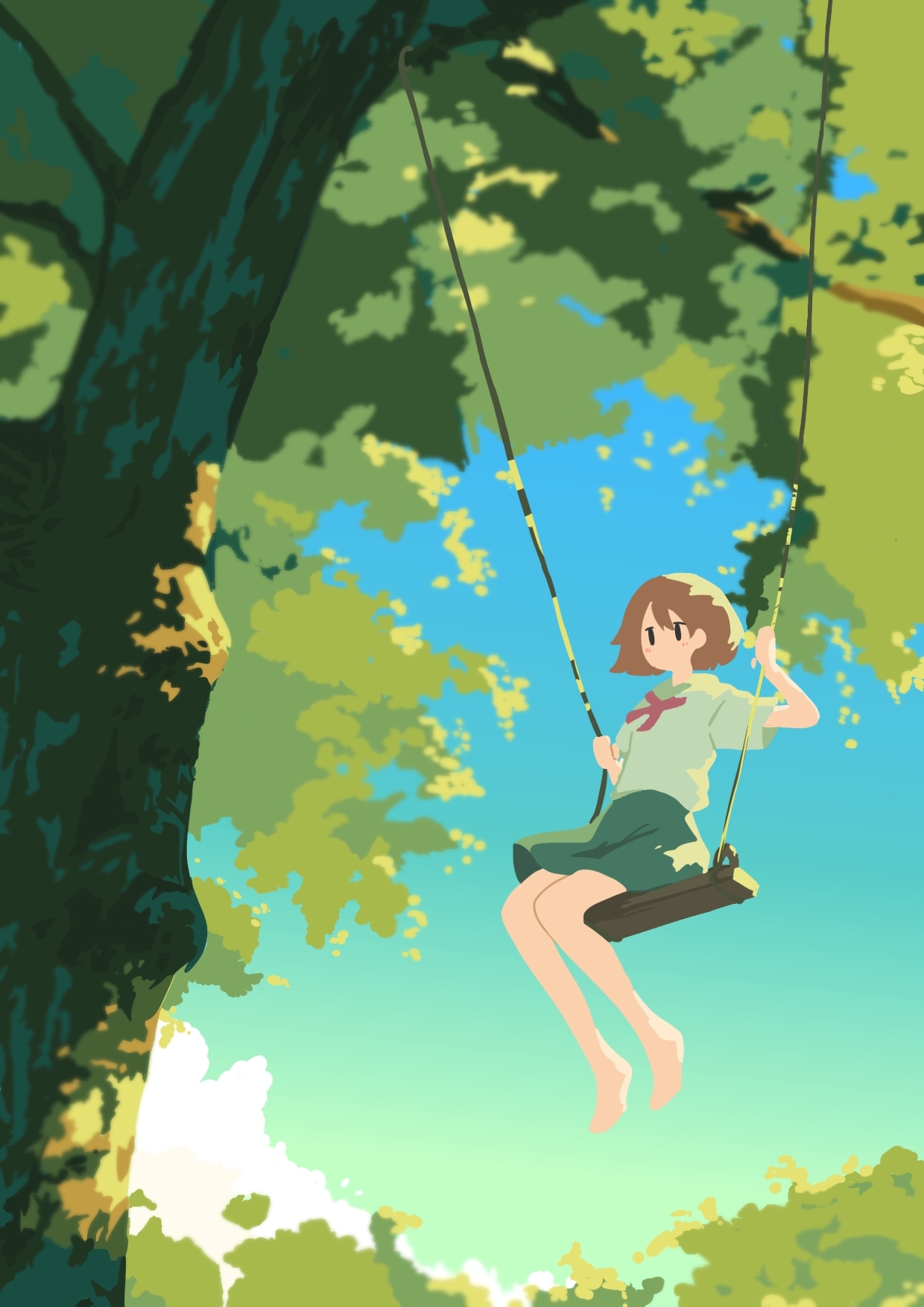 1Girl & Barefoot