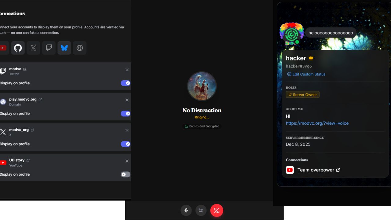 Voice & Video Calls (E2EE), Social Connections, and a Massive Profile Customization Upgrade